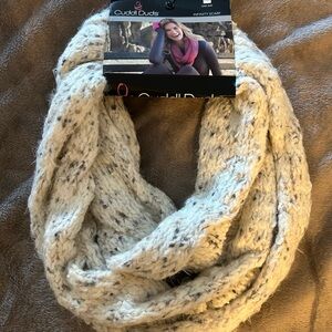Cuddl Duds Speckled Knit Infinity Scarf
